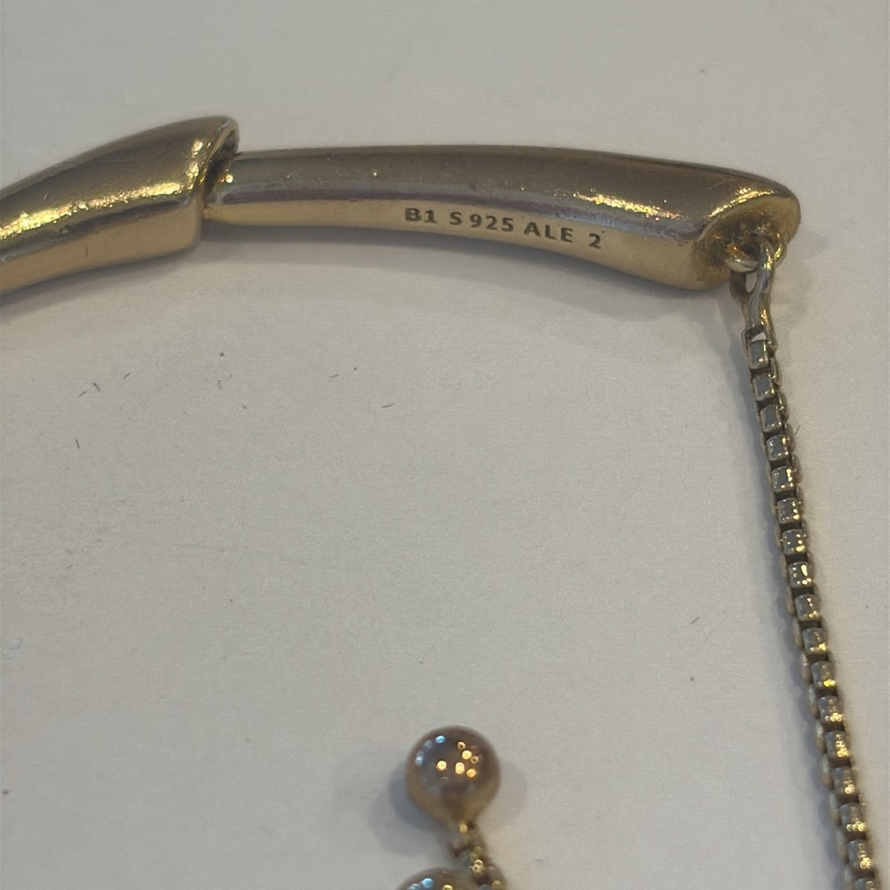 Pandora 14K Plated Yellow Gold Bracelet - Picture 4 of 6